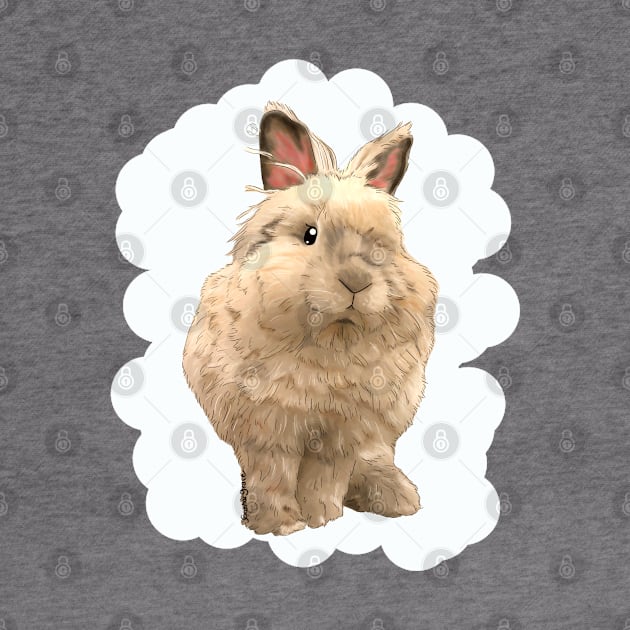 Clod Cream Lion Head Rabbit _ Bunniesmee by GambarGrace